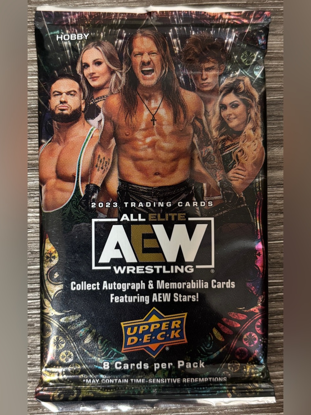 2023 Upper Deck AEW Wrestling Hobby Pack Factory Sealed 8 Cards